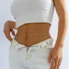 سلاسل البطن سلاسل الجسم للنساء الكريستال bodychain الهيب هوب بانك الخصر سلسلة الإلحاحات الصيفية المثيرة جسم المجوهرات هدايا Z0508