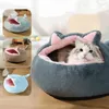 Łóżka kota Madden Soft Bed Kitten Lounger Fushion Półklosed Nesk Pet Bask