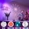 Strisce Fireworks LED Music Control Meteor Light Marquee RGB Flower Fairy Strip con APP Home Wedding Room Decoration StripLED