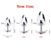 Anal Toys 3 Sizes Crystal Anal Plug For Adult Stimulator Sex Toys Smooth Aluminum Alloy Butt Plug FemaleMale Dildo Intimate Goods 230508