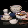 Bols Chinois Mélamine Porcelaine Bol Restaurant Soupe En Plastique Nouilles Nouilles