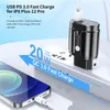 20W snelle USB -oplader Type C Quick Charge 3.0 Wall Adapter voor iPhone 13 12 Pro Max Samsung Xiaomi Mobiele telefoons PD USB C Charger