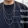 Kedjor Fashion Trend Cuban Necklace for Men's Titanium Steel Street Rock Hip Hop Personlig smycken Anpassning