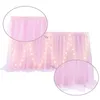 6フィート9フィートの結婚式のパーティーTutu Tulle swith LED Light Fering Revieal Baby Shower Birthday Decor 230506