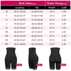 Femmes Shapers ATBUTY haut ventre tondeuse Bandage ceinture Latex Shorts sans entrejambe et taille formateur Wrap BuLifter body