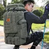 Backpacking Packs 80L Sport Travel Bag Double Storage Multifunktionell ryggsäck Stor kapacitet slitstöd för utomhuscykeltillbehör P230508
