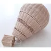 Decoratieve objecten Figurines Handgemaakte kinderkamer Decoratie Nordic Style Kinderen Slaapkamer Kindergarten Rattan Weaven Air Ballon Craft Wall Hanging Decor 230508