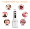 Andra orala hygien 5 -lägen Oral irrigator USB RECHARGABEABELT VATTROSS PORTABLE Dental Water Flossser Jet 300 ML Irrigator Dental Teeth Cleaner6 Jet 230508