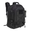 Backpacking Packs 60l 25l Zaino tattico per uomo Viaggi Escursionismo Campeggio Trekking Borsa per notebook all'aperto Zaini militari impermeabili neri P230510