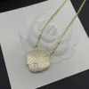 Einzigartige Halskette für Frauen Designer-Schmuck Goldkettenhalskette für Frauen Luxus und prächtiger Briefschmuck Perlenkette Party