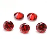 Beads YOUCHENG Charms Round Shape Wholesale Cz Stone 0.8mm-3mm GARNET Color Cubic Zirconia Synthetic Gems For Jewelry