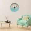 Wall Clocks Color Blocking Great Modern Home Hanging Clock Convenient Fine Workmanship Living Room Supplies