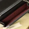 Gegenqualität Geldbörsen Designer-Kette Taschen Echtes Leder Umhängetasche 19,2 cm Hohe Nachahmung Umhängetasche mit Box ZC027