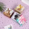 Sacchetti per gioielli Borse 6 pezzi Scatole regalo per scatole regalo in colori misti con fiocco e confezioni per matrimonio