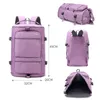 Backpacking Packs Large Capacity Women Shoulder Travel Backpack Lady Weekend Sports Yoga Luggage Zipper Bags Multifunction Crossbody Bag P230508