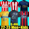 Maillots de football Chivas de Guadalajara 2023/24 23 24 Domicile Extérieur Troisième Spécial Vert Alexis Vega GIGNAC Tigres UANL Jour de la Terre 22 23 24 Hommes Enfants Maillots de Football S-4XL