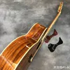 Lvybest 43 "J200 Mold All-Acacia Wood Ebony Benony Akoestische gitaar
