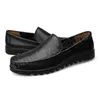 Hommes chaussures en cuir véritable noir marron hommes chaussures plates classique couture à la main hommes chaussures plates Zapatos Hombres grande taille 37-48