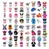 Manufacturers wholesale 50 styles of unicorns owls big-eyed plush toys cartoon movies TV games animals children's gifts.