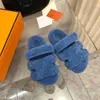 Sandals Women Men lamb Wool Branded Home Outdoor Slipper Soft Furry Sandal Warm Slides Fleee Sandals