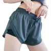 Running Shorts Summer Women 2 w 1 sportowy trening fitness Szybki suchy gym joga sport