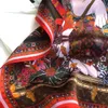 Tasarımcı İpek Kare Eşarplar Klasik Kare Ekose Eşarplar Romantik Çiftler Saç Band Narin Moda İlkbahar ve Yaz Accessorie268s