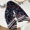 Designer Design Gift Scarf High Quality 100 % Silk Scarf Women's Headscarf Long Shawl Wraps In Winter Neck Scarf Ladies, Luxury Size 180x90cm 01