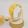 Ketting oorbellen set Afrikaanse sieraden grote Dubai Ethiopische 24k gouden kleur sieraden oorbel armband voor vrouwen bruids choker groothandel