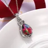 Подвесные ожерелья Caoshi изящное ожерелье в форме воды для женщин для женщин.