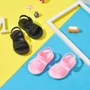 Sandalen meisjes sandalen 2023 nieuwe zomer kinderen meisjes baby grote kinderen zachte zool niet-slip strandschoenen meisjes schoenen