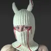 CALULESSKULL CAPS HALLOWEEN BALACLAVA DEVIL HORN BALACLAVA LITE DEVIL HAT HALLOWEEN HAT Zabawny kapturowa maska ​​czapki 230506