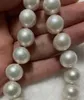 Chains Natural Pearl Necklace Fine Jewelry Round 13-14mm White Sea Pearls Hand Made Necklaces For Women Gift