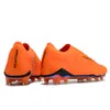 Phantom Ultra Venom FG Chaussures de football pour hommes Édition limitée Crampons Designer Noir Rose Blast Bright Citrus Solar Orange Bottes de football en plein air Taille 39-45