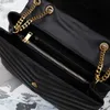 Original högkvalitativ kvinnoväska Modedesigner Lyxiga Handväskor Plånböcker LOULOU PUFFER CHAIN Väska Märke Klassisk Flip matt läder Axelväskor Crossbody-väska