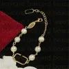 Designer Pearl Necklace Bracelet Set Women Pendant Necklaces Valentine Wedding Birthday Mother Days