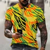Herren T-Shirts 2023 Camouflage Herren T-Shirt Harajuku Muster Stil 3D-Druck Hip-Hop Coole, hübsche, übergroße Kleidung für Erwachsene
