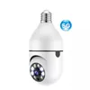 2.0MP E27 Prise Ampoule Caméra Smart Home WiFi IP Caméra avec 360° Détecteur de Mouvement Interphone Vocal à Distance Full HD Couleur Vision Nocturne