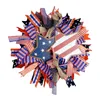 Dekorative Blumen 4. Juli Kranz American Flag Memorial Day Fourth Door