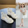 Sandals Children Sandals Shoes Girls Summer Princess Kids Flat Fashion Zip Beach Toddler Baby Breathable