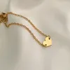 Bracelets porte-bonheur Simple Coeur Bracelet En Acier Inoxydable Plaqué Or Amour Pour Femmes Hommes Minimaliste Bijoux Cadeau De Noël