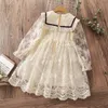 Girl's Dresses Teenager Elegant Lace Dresses for Girls Party Dress Kids Princess Costume Spring Children Baby Clothes Vestidos 8 10 12 14 Years 230508