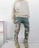 Erkekler Kot Mavi Renk 2020ss Stokta En İyi Versiyon Hip Hop Erkekler Yeni Yıkılmış Skinny Jeans T230508