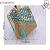 Sandaler QSGFC Nigeria Fashion Lace Mini Bag och Mid-Heel Pointed Shoes Girly Party Shoes and Bag 230508