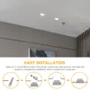 Downlights LED Trunk Light Recessed Ceiling Lights Household Corner Background Wall Down Lamp With Adjustable Angle COB For El Home