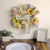 Decoratieve bloemen Hangende ornament Aantrekkelijke lichtgewicht bijenfestival Zonnebloem Garland Handige hanger scene lay -out prop