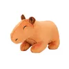 Mode Nette Capybara Serie Plüschtier Kawaii PP Baumwolle Gefüllte Plüsch Kissen Festival Geschenk Puppe kinder spielzeug