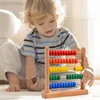 Present Wrap Education Toys Kids Abacus Counting Puzzle Math Squiz Learning Tool Beech Stand