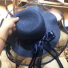 Stingy Brim Hats Korean Style Woman Straw Gauze Joint Bow Ribbon Large Sunshade Ins Celebrity Outing Fashion Beach Holiday Glacier Hat 230508
