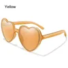 Lunettes de soleil Halloween Cosplay Party Lunettes en forme de coeur Clout Goggle Coeur pour les femmes Protection UV400