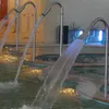 Decorações de jardim Spa Banho de banho Piscina de alta pressão Acessórios de bico de massagem em forma de ventilador Aço inoxidável